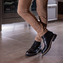 Bota Masculina Preta em Couro - Gabriele