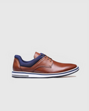 Sapato Masculino Derby Apolo Conhaque
