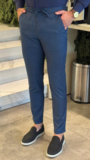 Calça Masculina Slim com Cadarço - Stretch