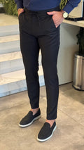 Calça Masculina Slim com Cadarço - Stretch