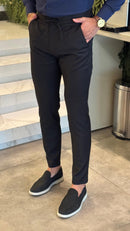 Calça Masculina Slim com Cadarço - Stretch